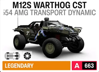 2554 AMG Transport Dynamics M12S Warthog CST